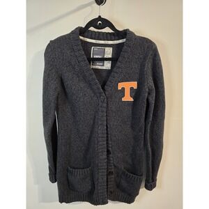 Women's Tennessee Medium BRUZER RENU Gray‎ Cardigan College Sweater NCAA